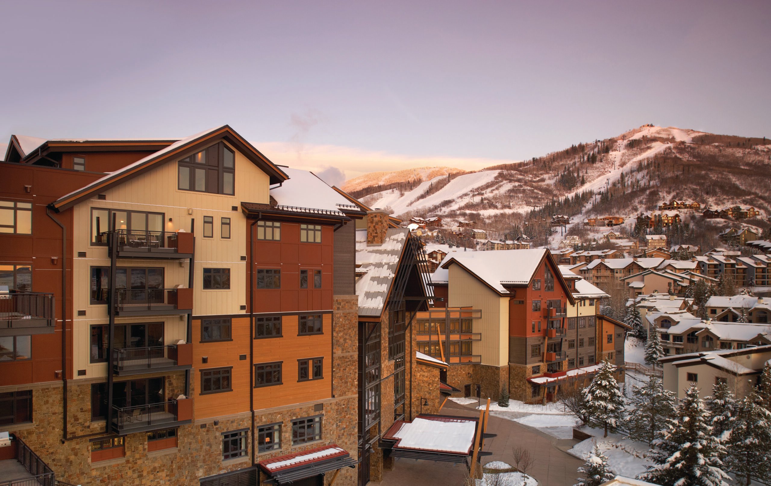 One Steamboat Place Steamboat Springs Colorado Exterior Winter